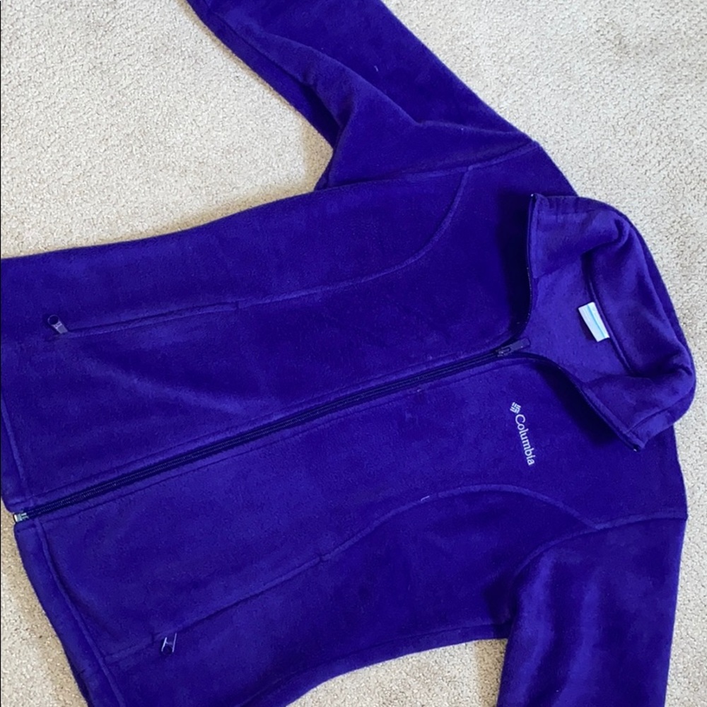 Columbia Fleece Jacket (Dark Purple)